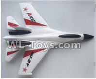 XK A100 J11 Parts-Fuselage Body Parts-White-A100.0002.001,XK A100-SU27 J11 RC Plane Parts